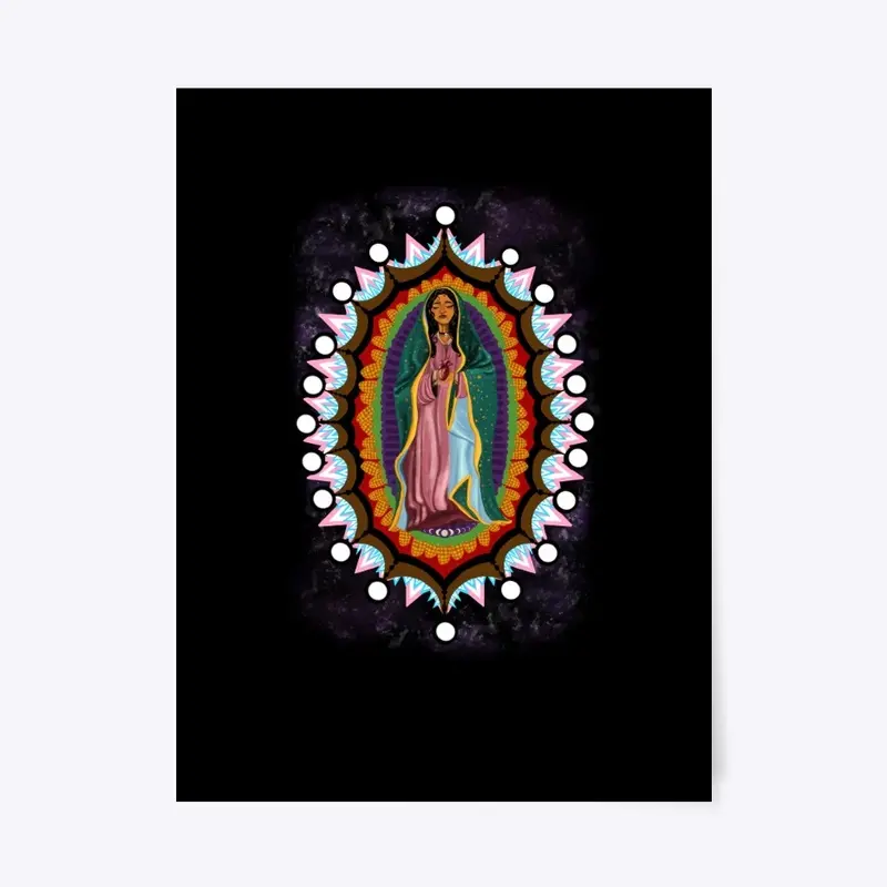 La Virgen dice "Trans rights!"